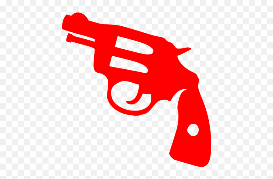 Red Gun 2 Icon - Free Red Gun Icons Transparent Red Gun Png,Gun Transparent