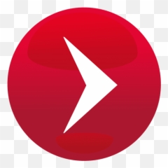 Red Play Round Button - London Underground png