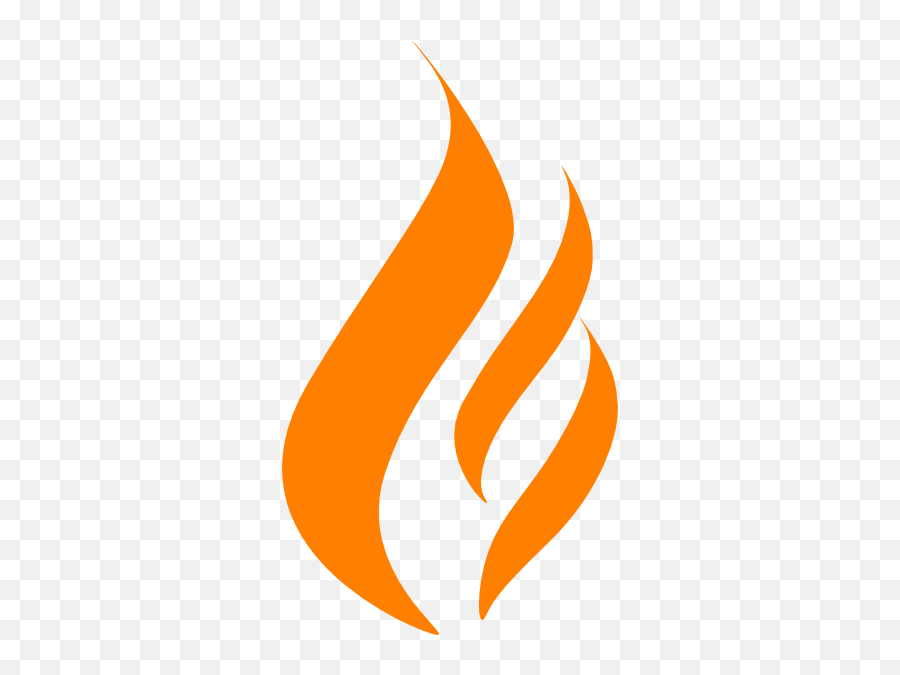 Maron Flame Logo Clip Art - Simple Flame Logo Png,Flame Vector Png