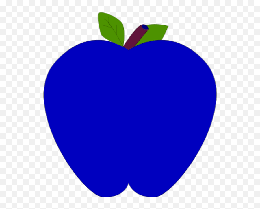Colorful Apple Clipart - Blue Apple Clipart Transparent Background Png,Apple Clip Art Png