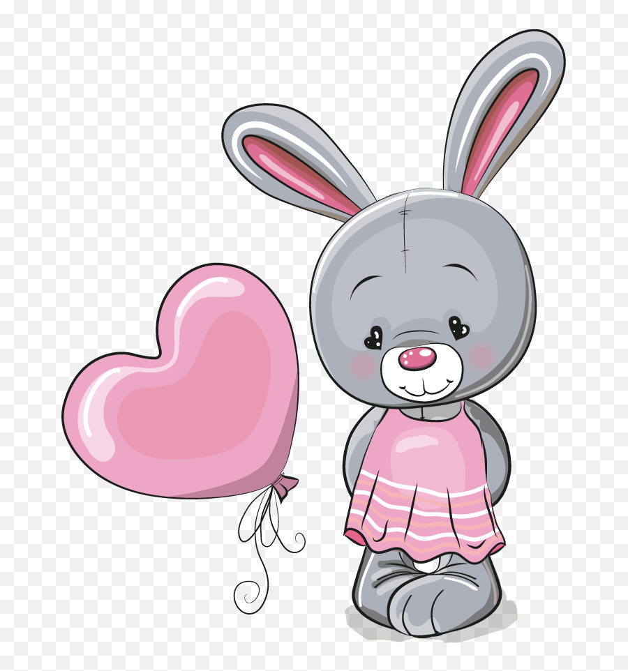 Rabbit Cartoon Cuteness Illustration - Cute Rabbit Cartoon Png,Cute Cartoon Png