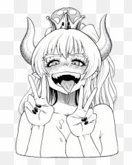 Pin - Bowsette Drawing png