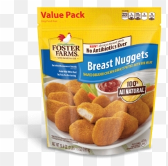 Breast Nuggets Value Pack 2 Lbs Products Foster Farms - Foster Farms Chicken Nuggets Png,Chicken Nugget Png