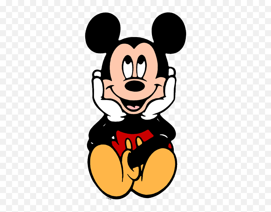 Mickey - Mouse24png 341627 Pixels Mickey Minnie Disney Mickey Mouse Daydreaming,Mickey Mouse Face Png