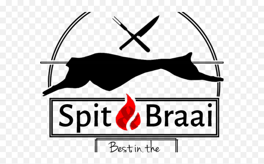Download Hd Barbecue Clipart Spit Braai Transparent Png - Spit Braai Clipart,Spit Png