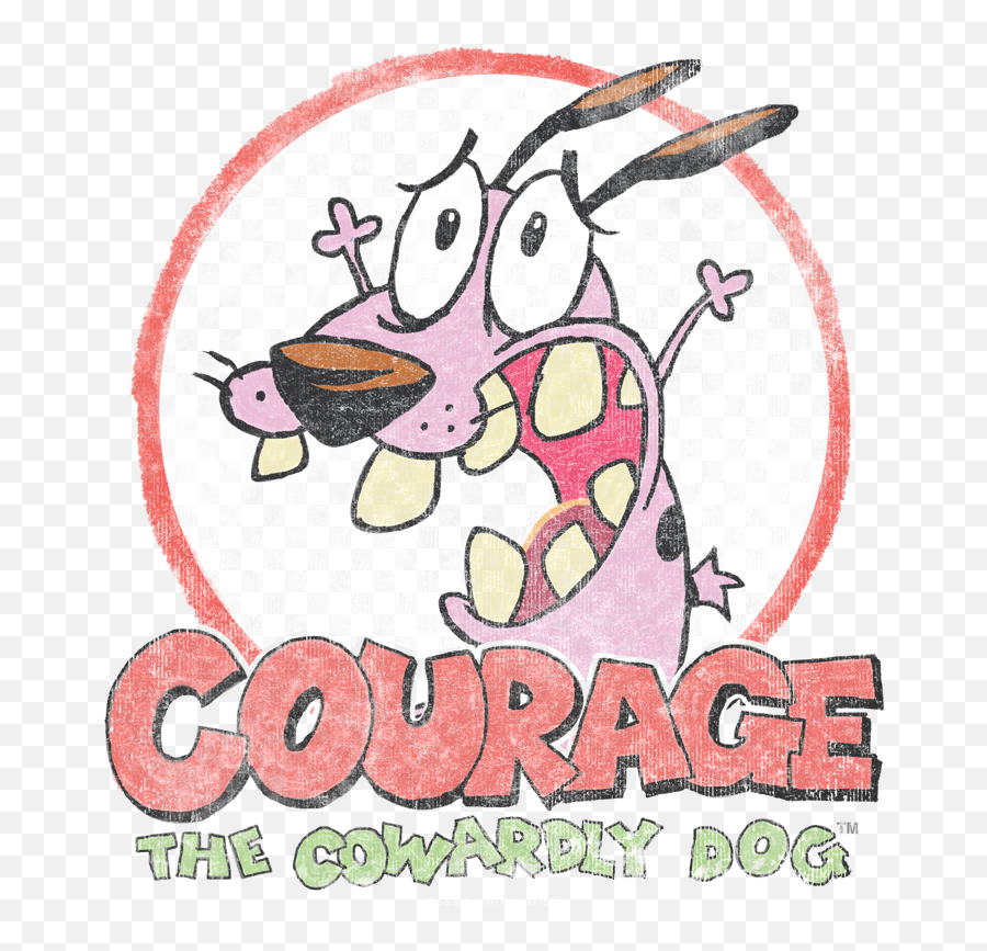 Courage The Cowardly Dog Vintage - Courage The Cowardly Dog Scared Png,Courage The Cowardly Dog Png