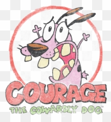 Courage The Cowardly Dog Vintage - Courage The Cowardly Dog Scared Png,Courage The Cowardly Dog Png