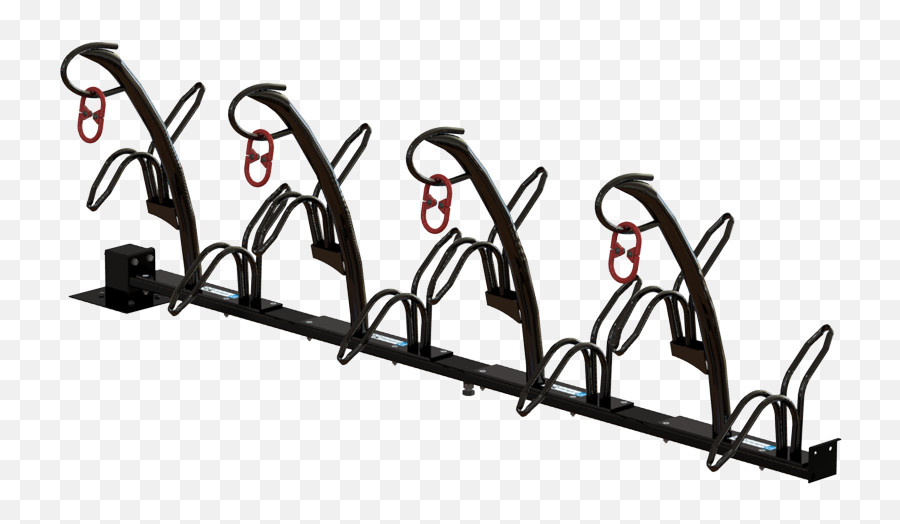 Tulip Bicycle Rack For Crate Bikes - Cartoon Clipart Full Solid Png,Bike Rack Png