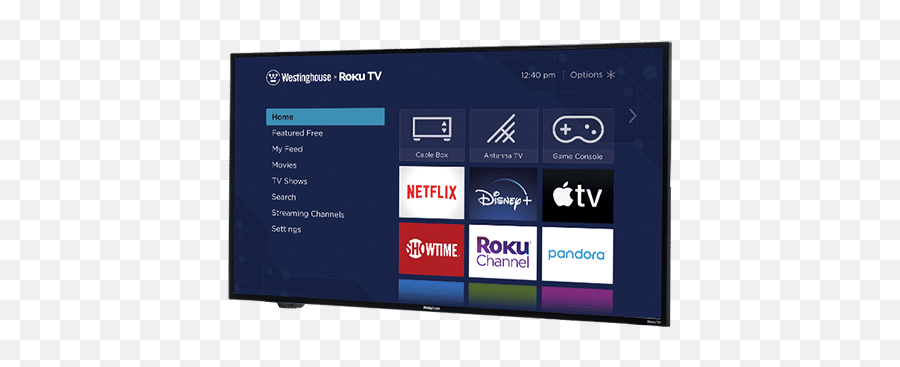 Westinghouse Electronics - Westinghouse Electronics Vertical Png,Roku Tv Png