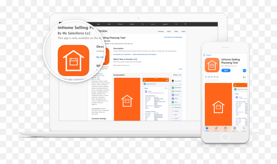 Home Depot Logo Png - Introducing Mysalesforce Branded Apps Home Depot Salesforce,Home Depot Logo Png