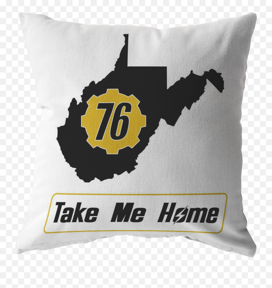 Fallout 76 Take Me Home Pillow Cushion Png Logo