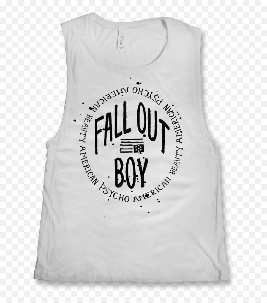 Ladies Circle Logo Tank Top - Sleeveless Png,Fall Out Boy Logos