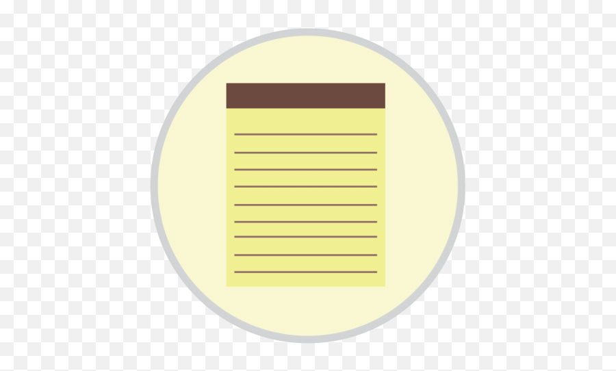 Notes Icon - Horizontal Png,Notes Icon Png