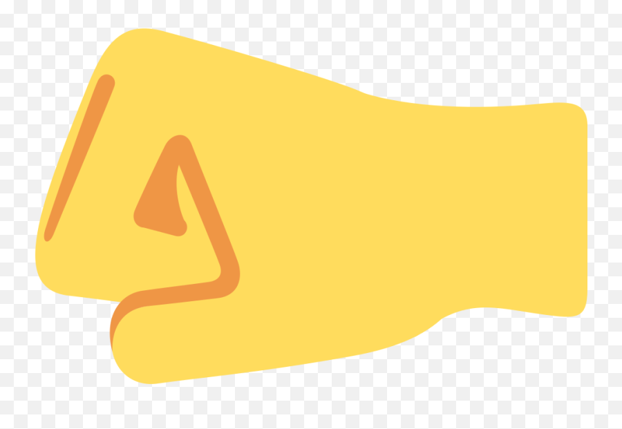 Left Facing Fist Emoji - What Emoji Horizontal Png,Fist Emoji Transparent