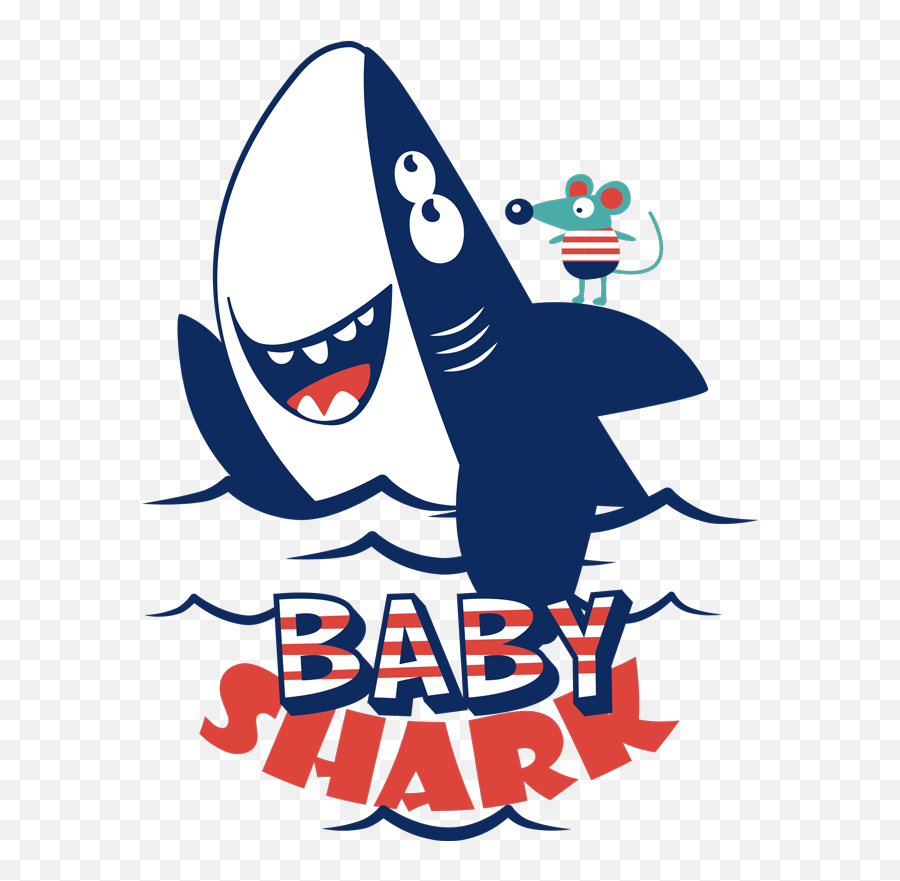 Baby Shark Sticker - Baby Shark Silueta Png,Baby Shark Png