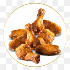 Download Hd Alitas De Pollo - Cooked Chicken Wings Frito Png