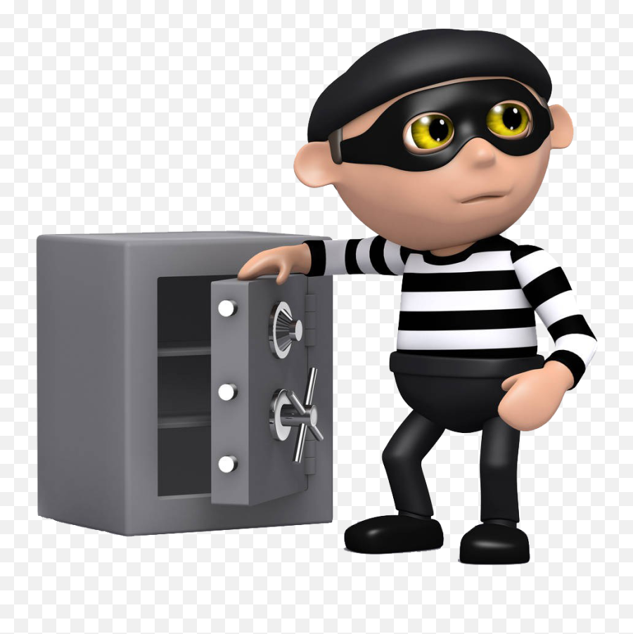 Download Png Images Pngs Theif - Burglar Safe Cartoon,Robber Png - free  transparent png images 