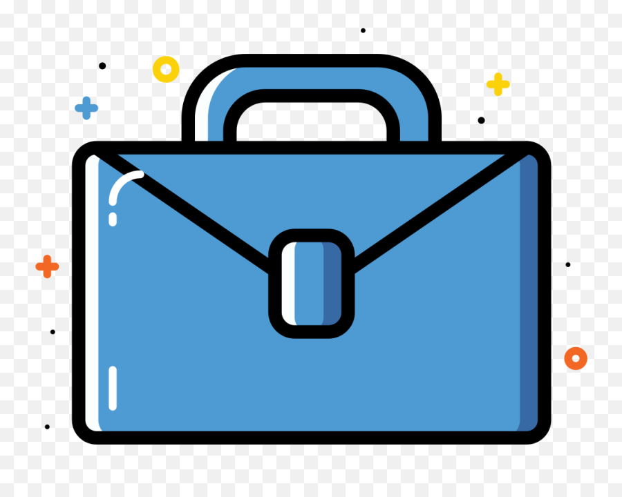 Briefcase Bag Icon - Bag Icon Png,Bag Icon Png