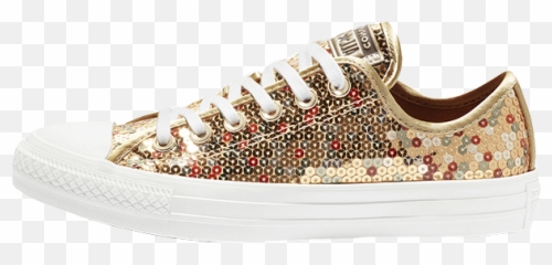 Sequin Converse Off - Gold Sequin Converse Png,Converse Icon Loaded Weapon