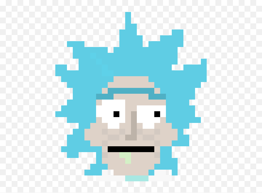 Rick - Andmortypng16x162gif Sticker Gif By Streamlabs Pixel Art Star Wars Png,Rick And Morty Png