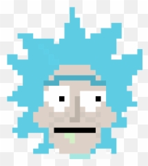 Rick - Andmortypng16x162gif Sticker Gif By Streamlabs Pixel Art Star Wars Png,Rick And Morty Png