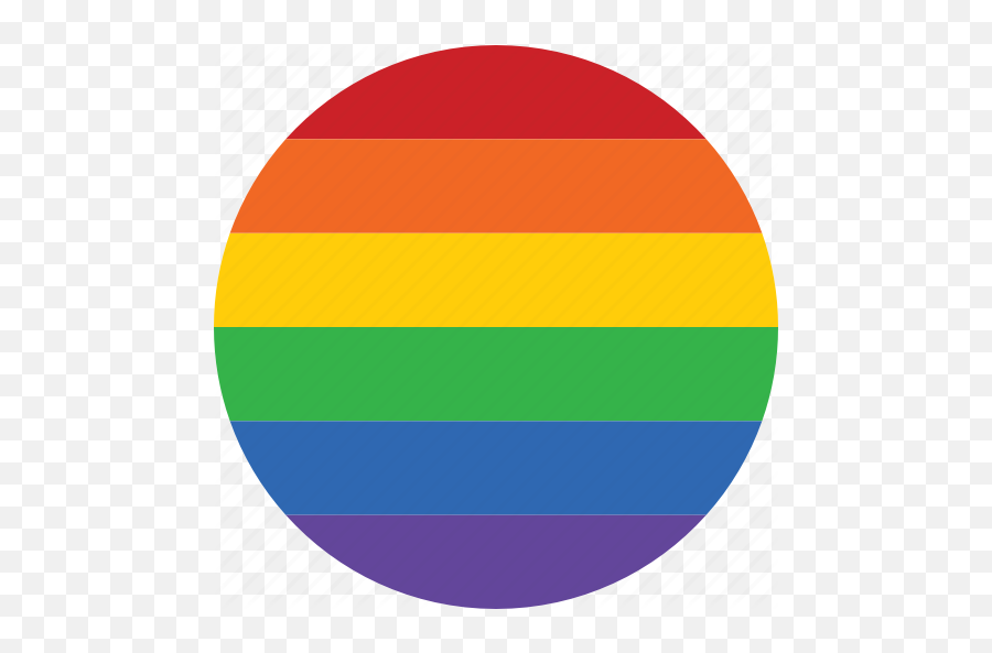 Circle Flag Gay Homosexual Marriage - Transparent Rainbow Circle Logo Png,Gay Pride Icon