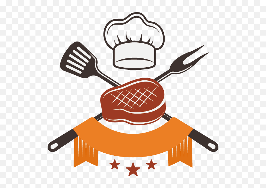Barbecue Steak Food Clip Art - Chef Hat Vector Png Chef Hat Png Vector,Chef Hat Transparent Background