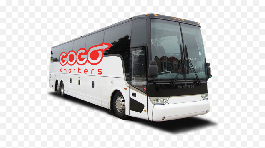 56 Passenger Van Hool Charter Bus Gogo Charters - Tour Bus Service Png,Bus Transparent