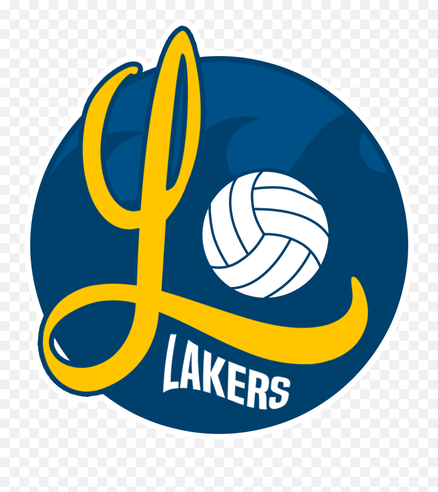 Sports - Gimli High School Lakers Blue Logo Circle Png,Volleyball Png