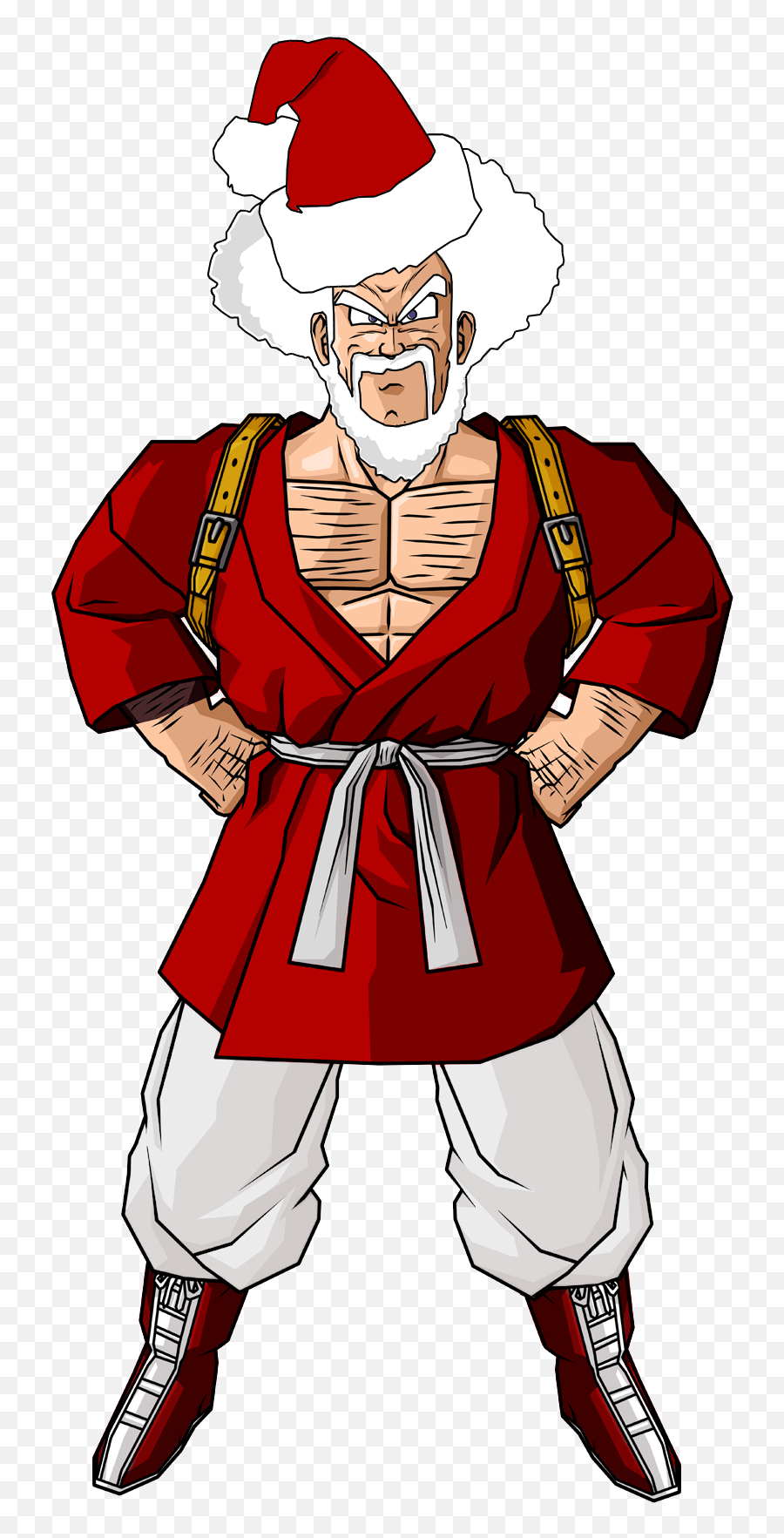 Santa Png Pic Arts - Dragon Ball Z Mr Satan,Santa Png