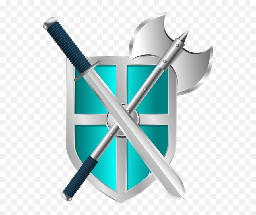 Swords Crossed Shield Comments Icon - Swords Shields Clip Art Png,Crossed Sword Icon