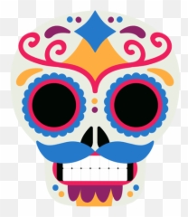 Mexico Skull Dead Day - Imagenes Dia Del Muerto Png,Mexico Png