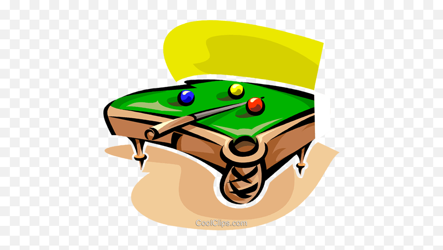 Pool Table Royalty Free Vector Clip Art - Billiard Table Png,Pool Table Png