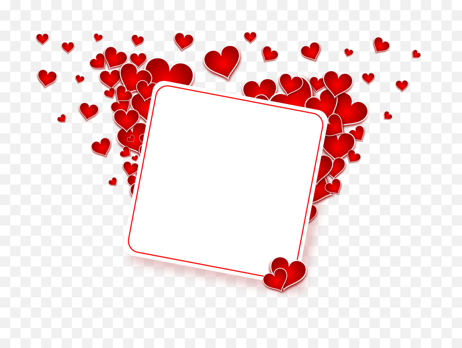Love Heart Frame Png Image - Transparent Love Frame Png,Frame Png Transparent