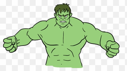 How To Draw The Hulk - Really Easy Drawing Tutorial Cartoon Png,Hulk Smash Png