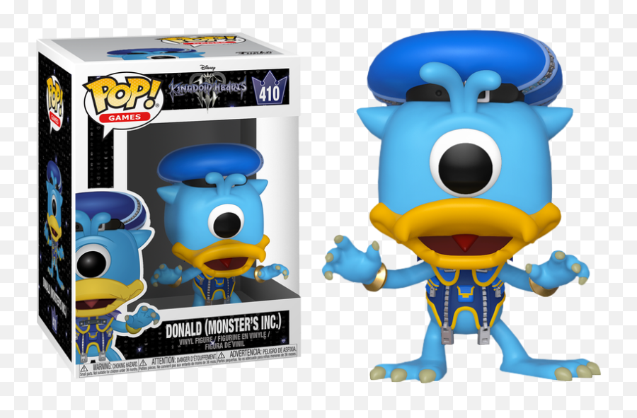 Disney Kingdom Hearts Iii Donald - Funko Pop Donald Monsters Inc Png,Monster Inc Png