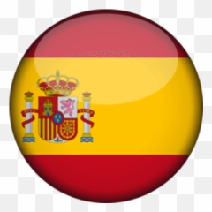 Updated - Spain Round Flag Png