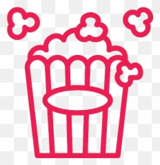 Popcorn Machine Sold Out - Popcorn Container Clipart Black And White Png,Pop Corn Icon