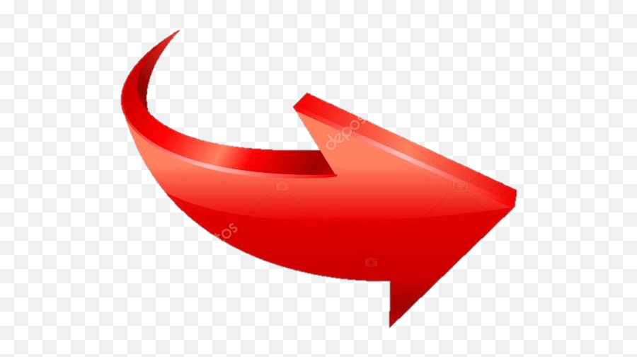 Flecha Roja Curva Sf Png - Arrow Jpeg,Flecha Png