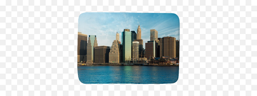 New York Skyline Bath Mat U2022 Pixers - We Live To Change New York City Png,New York Skyline Png