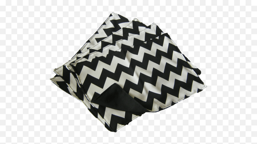 Placemat Black And White Chevron Pattern 4 Png
