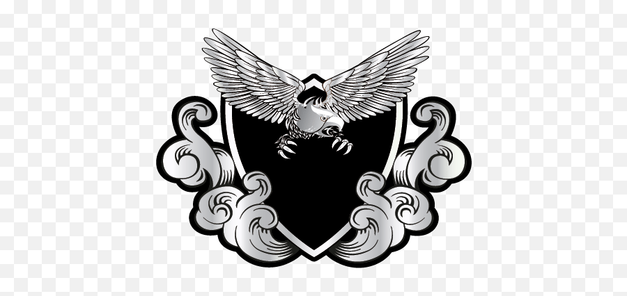 Black And White Eagle Logo - Logodix Vintage Logo Template Png,Eagle Logo Transparent