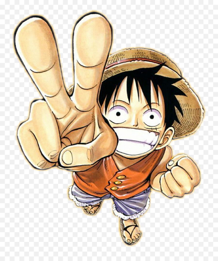 One Sticker One Piece Luffy Transparent Background Luffy Transparent One Piece Png Free Transparent Png Images Pngaaa Com