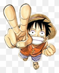 One Sticker - Piece Luffy Transparent Background png