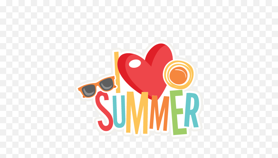 Download I Love Summer Title Svg Scrapbook Cut File Cute - Love Summer Clip Art Png,Summer Png