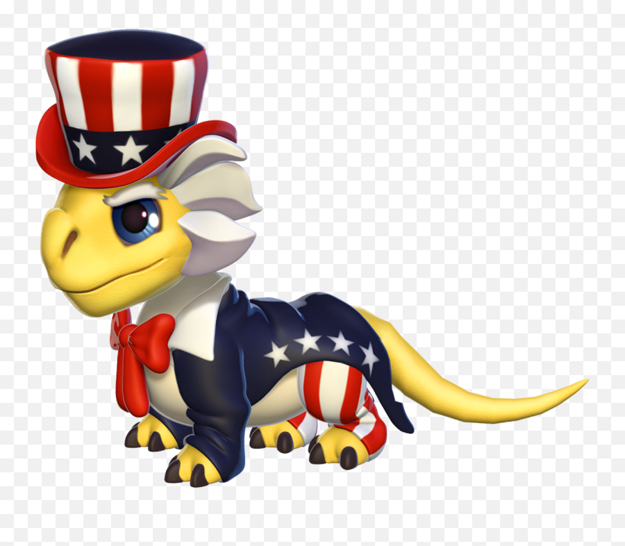 Uncle Sam Dragon Baby - Dragon Mania Legends Uncle Sam Dragon Png,Uncle Sam Png