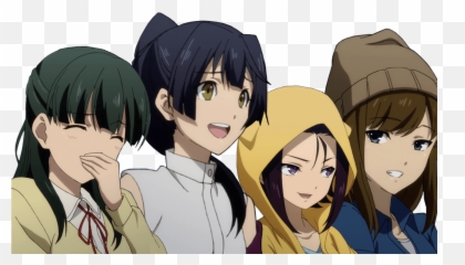 Download Laughing Girls Mayoiga Know - Anime png
