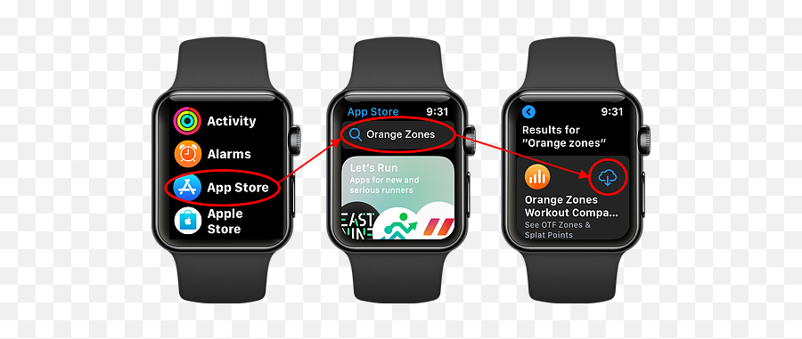 Orange Zones Workout Companion - Apple Watch Series 4 Gps 40mm Aluminum Case With Nike Sport Band Png,Apple Watch Png