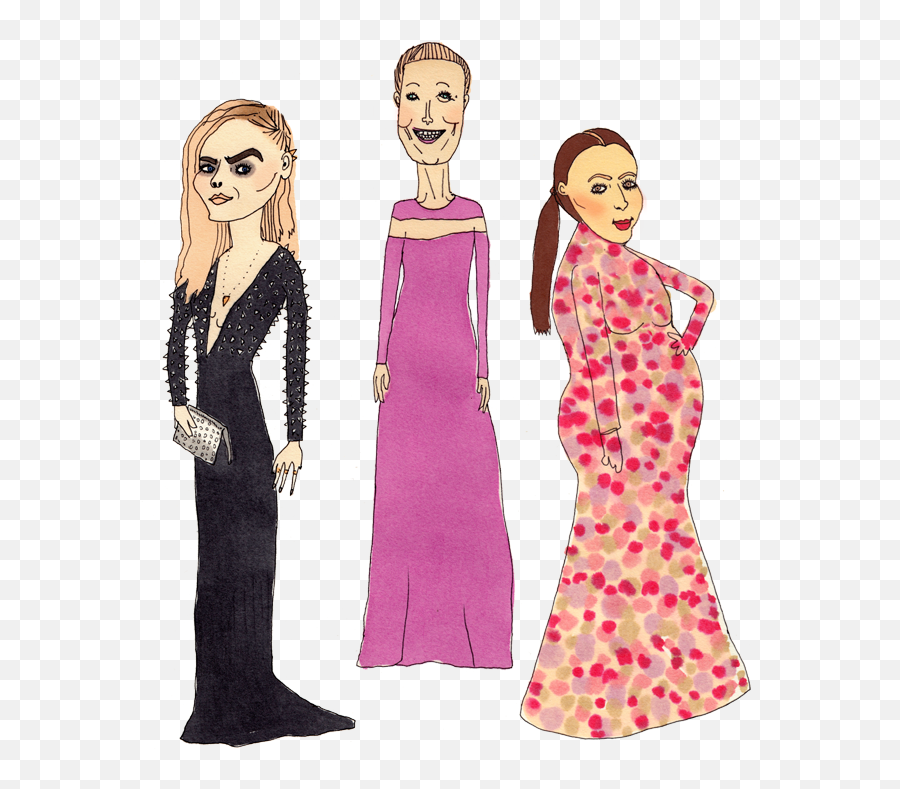 Met Gala 2013 - Cara Menggambar Barbie Rapunzel Png,Cara Delevingne Png