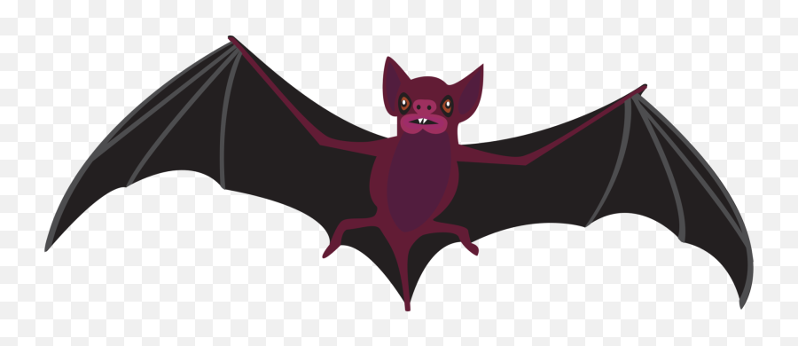 Bat - Gambar Animasi Kelelawar Png,Bat Clipart Png
